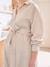 Long Shirt Dress in Cotton Gauze, Maternity & Nursing Special beige+navy blue+olive 