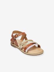 Shoes-Girls Footwear-Leather Sandals for Children, Inaya by LES TROPEZIENNES® PAR M. BELARBI