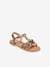 Leather Sandals for Children, Badami by LES TROPEZIENNES® PAR M. BELARBI bronze+brown 