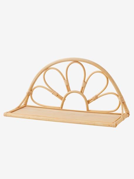 Flower Shelf in Rattan wood 