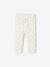 Plain Rib Knit Leggings for Babies printed beige 