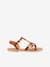 Leather Sandals for Children, Badami by LES TROPEZIENNES® PAR M. BELARBI bronze+brown 