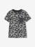 T-Shirt with Graphic Motifs for Boys anthracite+lichen+marl white 