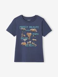 Boys-Tops-T-Shirts-Basics T-Shirt with Animal Motifs for Boys