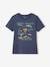 Basics T-Shirt with Animal Motifs for Boys marl grey+slate blue 