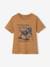 Dinosaur T-Shirt for Boys cappuccino+grey blue 