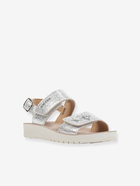 Sandals for Children, J15 Costarei Girl by GEOX® grey 