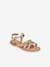 Leather Sandals for Children, Badalia by LES TROPEZIENNES® PAR M. BELARBI golden beige 