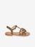 Leather Sandals for Children, Badami by LES TROPEZIENNES® PAR M. BELARBI bronze+brown 