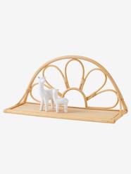 Bedroom Furniture & Storage-Storage-Flower Shelf in Rattan