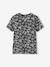 T-Shirt with Graphic Motifs for Boys anthracite+lichen+marl white 