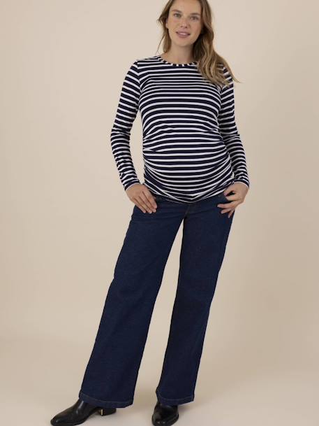 Striped Top for Maternity, Katia Rayé by ENVIE DE FRAISE ecru 