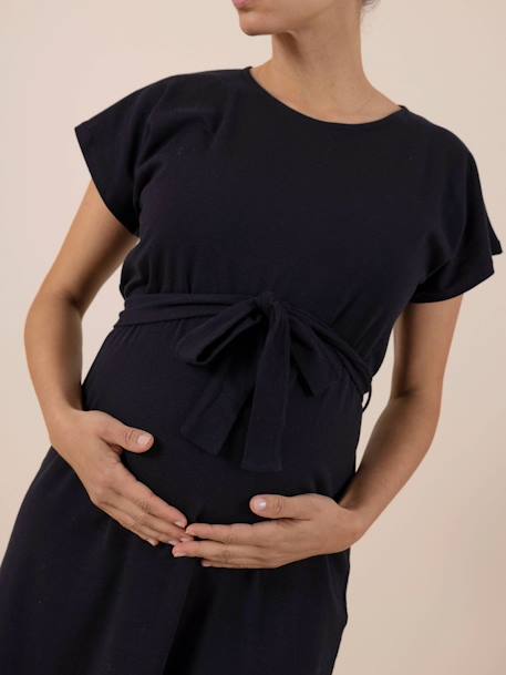 Nightie for Maternity, Adina by ENVIE DE FRAISE black 