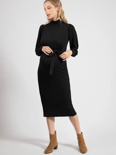 Sweater Dress for Maternity, Irina by ENVIE DE FRAISE black 