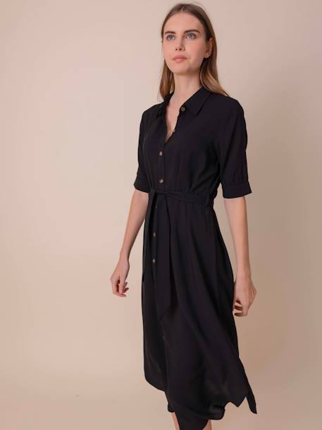 Maternity Dress, Carlotta by ENVIE DE FRAISE black 