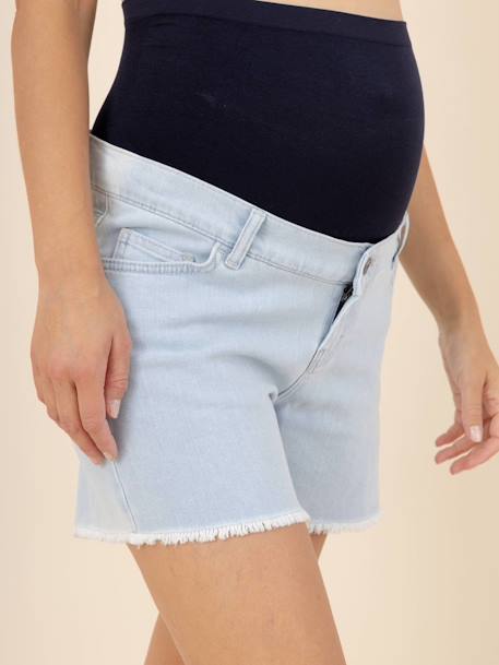 Denim Shorts for Maternity, Elvis by ENVIE DE FRAISE stone 