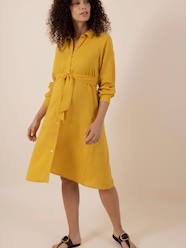 Maternity-Dresses-Linen Dress for Maternity, Aina by ENVIE DE FRAISE