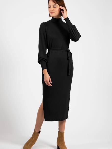 Sweater Dress for Maternity, Irina by ENVIE DE FRAISE black 