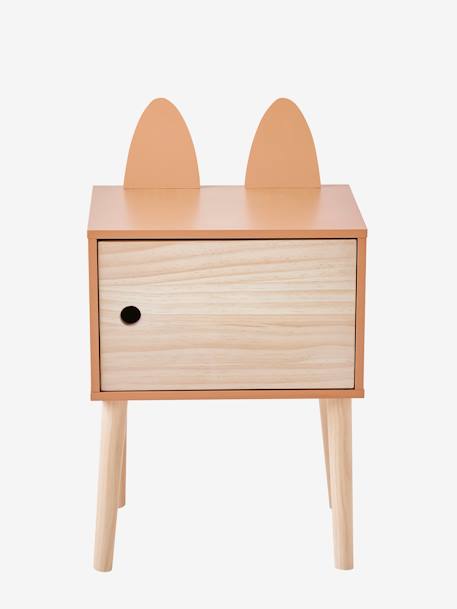 Wooden Bedside Table, Fox ginger 