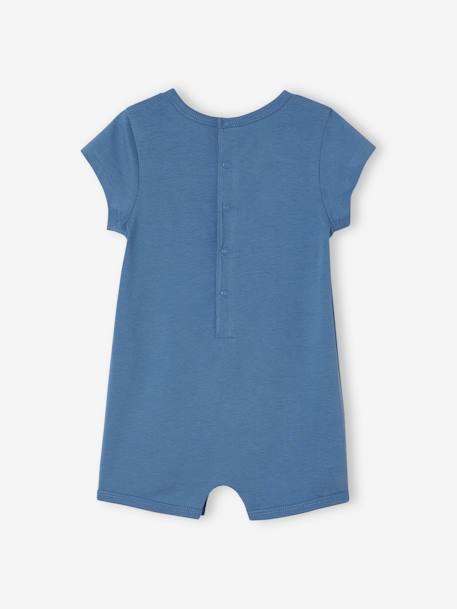 Basics Jumpsuit for Babies blue+caramel 