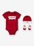 Set of 3 Batwing Items by Levi's® for Babies red 