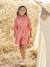 Shirt Dress with Ruffles for Girls coral 