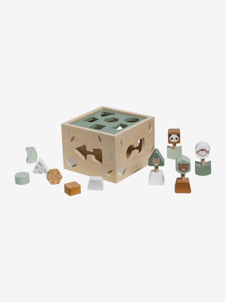 Box with Shapes to Sort & Fit in FSC® Wood - Tanzania wood 