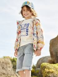 Hooded Windcheater, Graffiti Print, for Boys