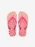 Flores Flip-Flops for Children, by HAVAIANAS printed pink 