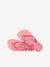 Flores Flip-Flops for Children, by HAVAIANAS printed pink 