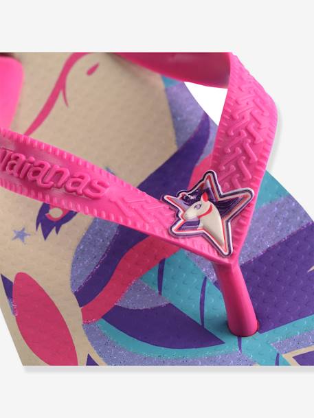 Fantasy Flip-Flops for Children, by HAVAIANAS® printed blue 