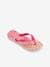 Flores Flip-Flops for Children, by HAVAIANAS printed pink 