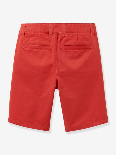 Chino Bermuda Shorts for Boys by CYRILLUS aqua green+azure+rose 