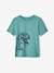 T-Shirt with Message for Boys BLUE MEDIUM SOLID WITH DESIGN+mint green+night blue+royal blue+sage green+yellow 