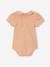 Pack of 2 Openwork Bodysuits in Organic Cotton for Newborns old rose 