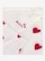 3-Piece Combo with Hearts Print by PETIT BATEAU white 