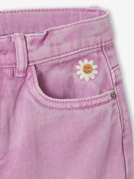 Boyfriend Trousers for Girls pistachio+violet 