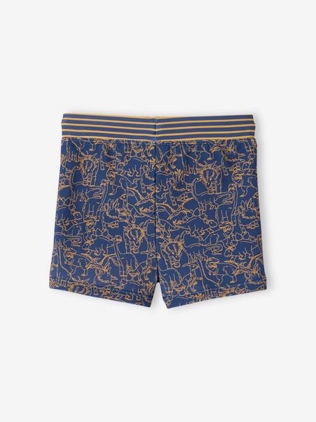 Dinosaur Swim Shorts for Boys navy blue 