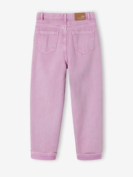 Boyfriend Trousers for Girls pistachio+violet 