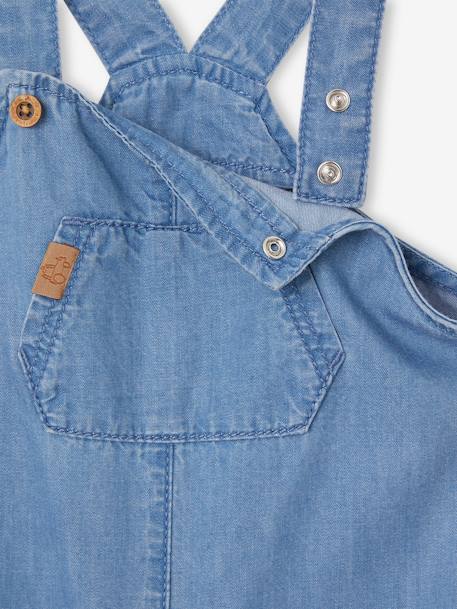 Chambray Dungarees for Newborn Babies stone 