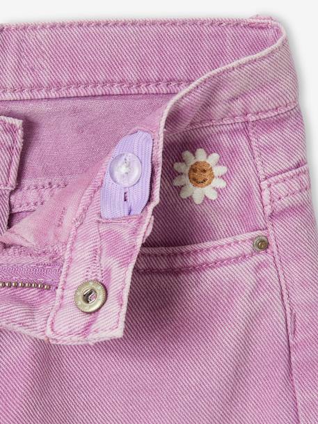Boyfriend Trousers for Girls pistachio+violet 