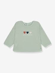 -Hearts Sweatshirt for Girls, by PETIT BATEAU