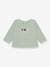 Hearts Sweatshirt for Girls, by PETIT BATEAU almond green 