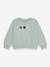 Hearts Sweatshirt for Girls by PETIT BATEAU almond green 