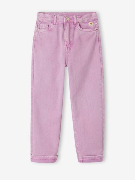 Boyfriend Trousers for Girls pistachio+violet 