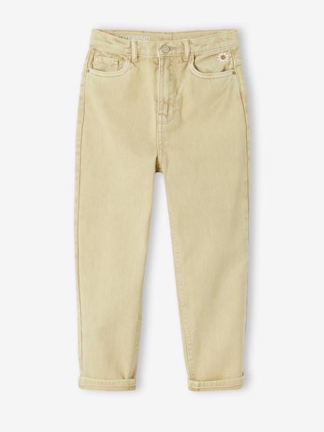 Boyfriend Trousers for Girls pistachio+violet 