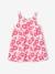 Sleeveless Dress for Babies fuchsia+PINK LIGHT ALL OVER PRINTED 