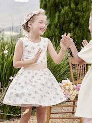 Girls-Dresses-Occasion Wear Dress with Floral Print, for Girls