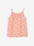 Striped Sleeveless Top with Fine Straps, for Babies rose 