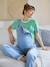 Mom Fit Denim Dungarees for Maternity & Nursing Special brut denim+double stone 